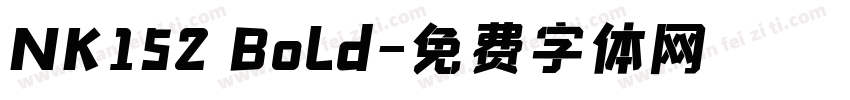 NK152 Bold字体转换